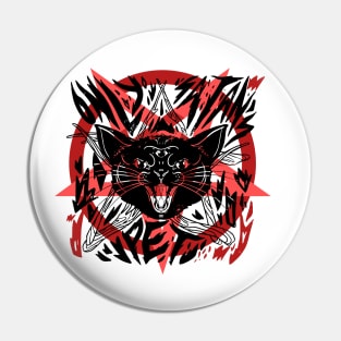 Devil Cat Pin