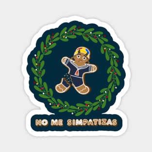 Funny Latino Ugly Christmas Gingerbread Pan Dulce Sidekick Chavo Magnet