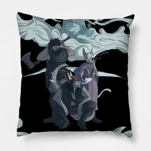 Capes And Quests Group Shot Pillow