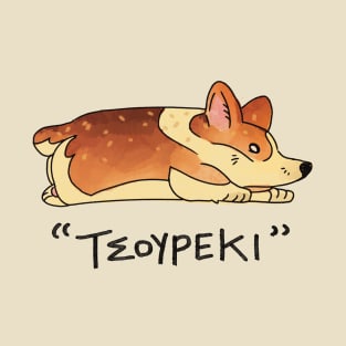 TSOUREKI Bread Corgi T-Shirt