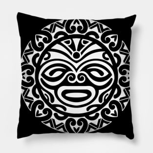 Tiki face Pillow