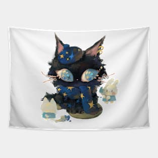 Milky Way Cat Tapestry