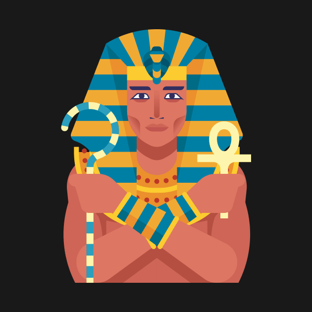 Pharaoh Egypt Creative Colorful Design by Utopia Shop