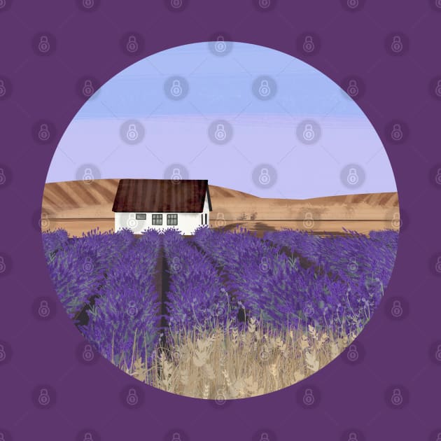 Lavender cottage by KatherineBlowerDesigns