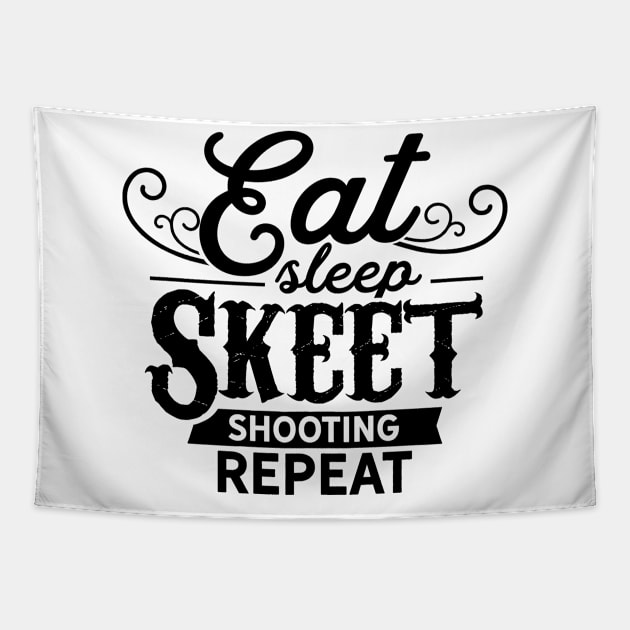 Shooter Marksman Aim Skeet Shooting Shoot Tapestry by dr3shirts