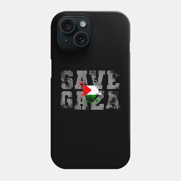 Save Gaza Palestine Flag Phone Case by Muslimory