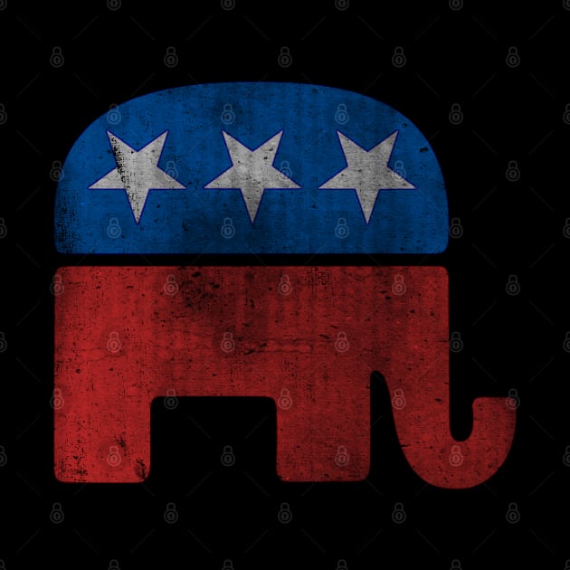 Republican Elephant Vintage by Flippin' Sweet Gear