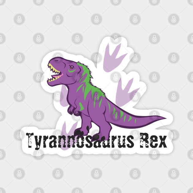 Cute Tyrannosaurus Rex Magnet by SakuraDragon