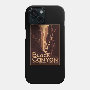 Black Canyon National Park Poster Phone Case