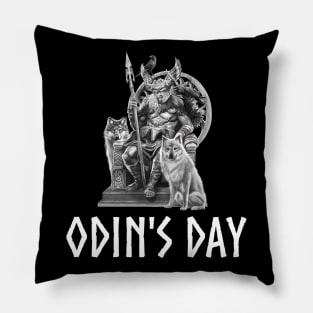 Wednesday Odin's Day Norse Mythology Viking God Pillow