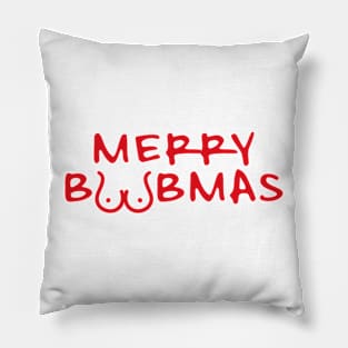 MERRY BOOBMAS Pillow