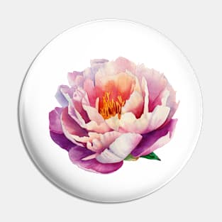 Peony flower Pin