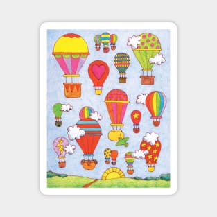 Hot Air Balloons Magnet