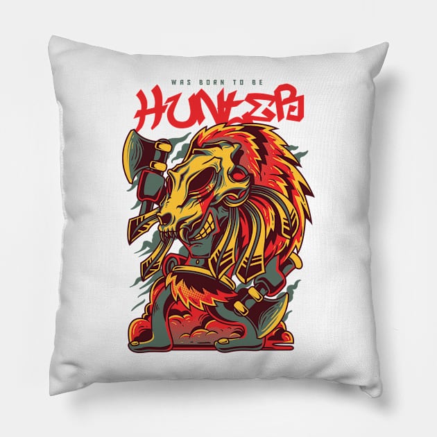 The Hunter Pillow by Kingdom Arts and Designs