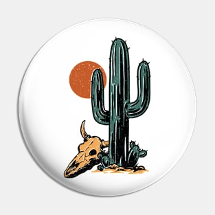 Desert Skull Pin