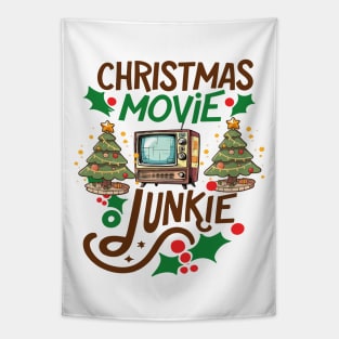 Christmas Movie Junkie Tapestry