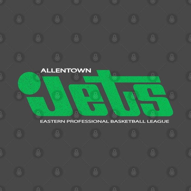 DEFUNCT - Allentown Jets Retro Basketball by LocalZonly