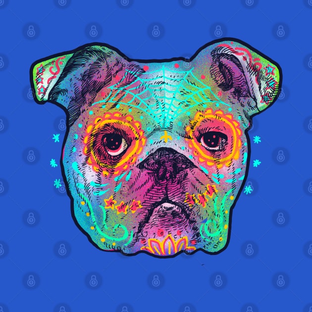 Pit bull head paint by barmalisiRTB