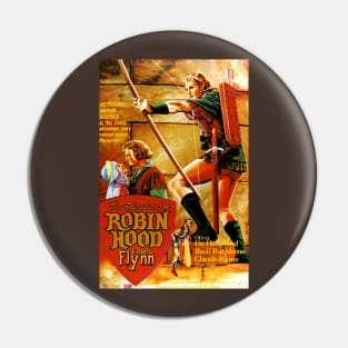 Classic Adventure Movie Poster - Robin Hood Pin