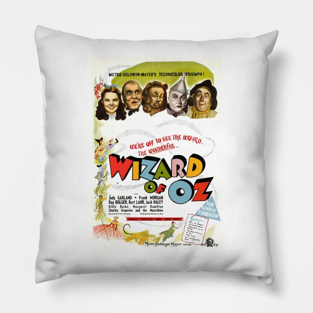 The Wizard of Oz Pillow by RockettGraph1cs