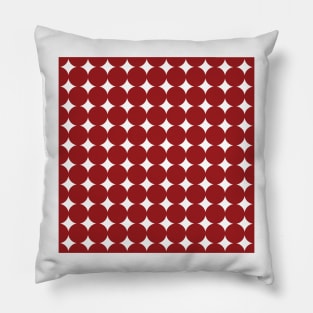 Retro Circles and Diamonds Pillow