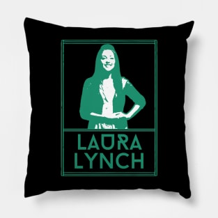 Laura lynch\\retro fan art Pillow