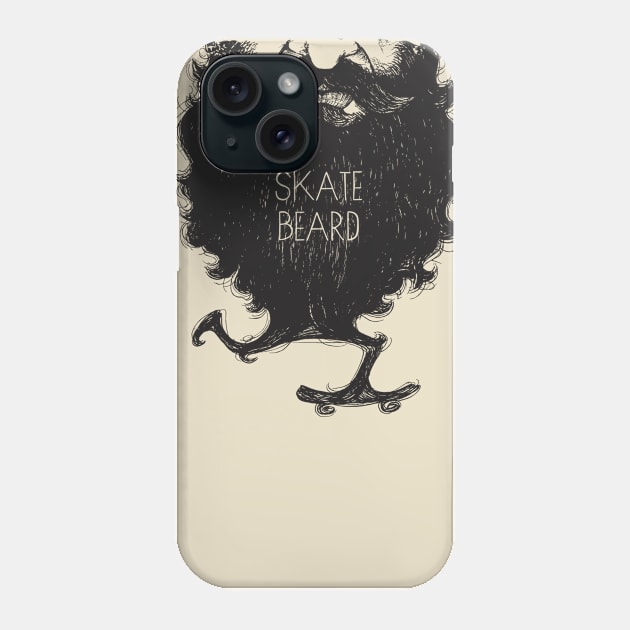 SkateBeard Phone Case by cesarcartum