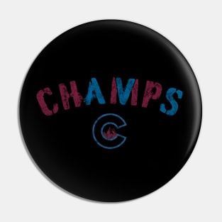 Colorado Hockey is Champs! Vintage design Pin