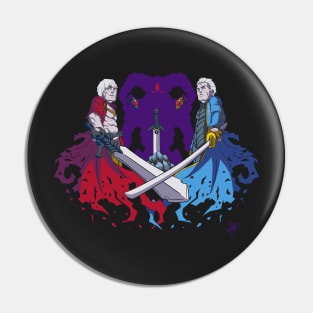 Face Your Demons Pin