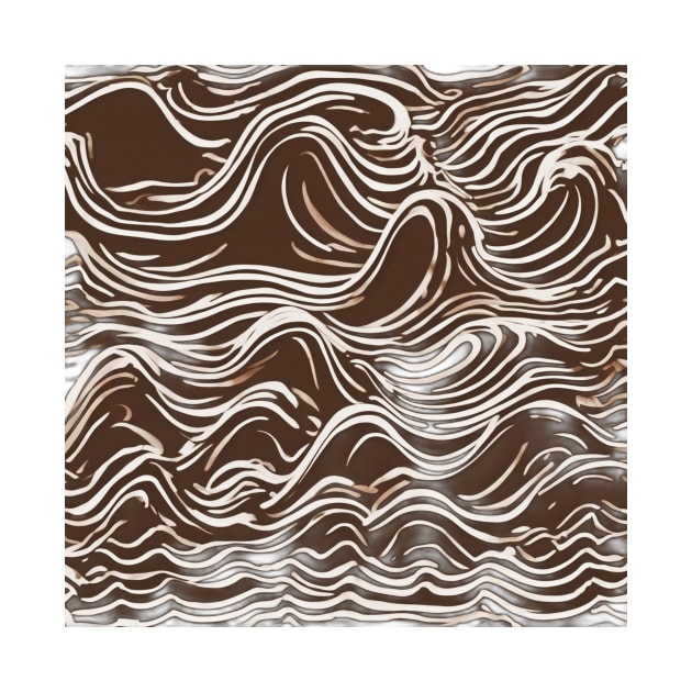 Chocolate Vanilla Swirl Abstract Design No. 536 by cornelliusy