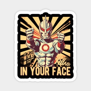 Ultraman Fanart Parody Super Hero Magnet