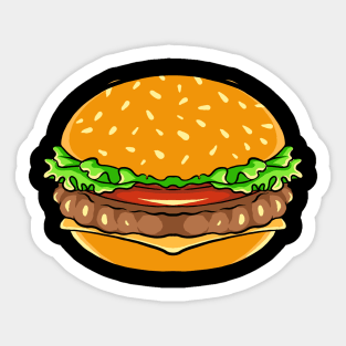 Hamburger Stickers for Sale - Pixels