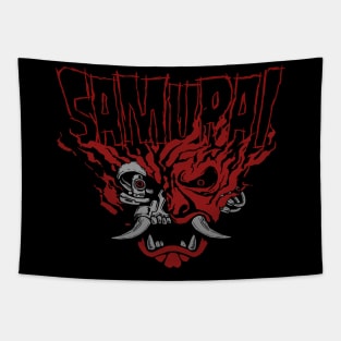 Cyber Samurai Tapestry