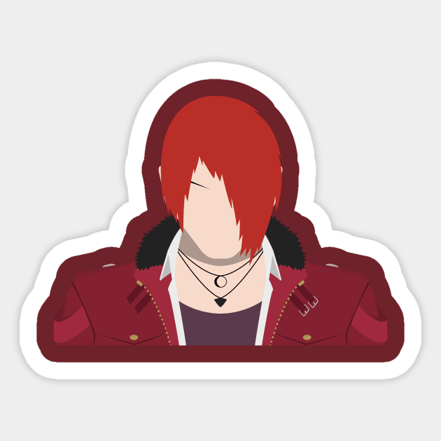 IORI YAGAMI Sticker for Sale by d0gswithknives