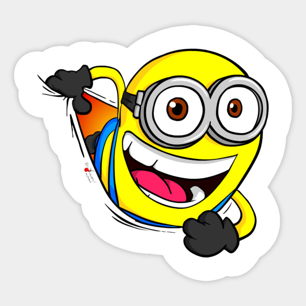 Minion Sticker Minion Sticker Sticker Teepublic Au
