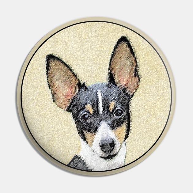 Toy Fox Terrier Pin by Alpen Designs