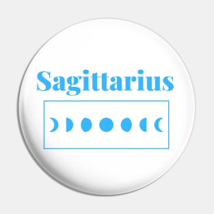 Sagittarius with Moon Phases Pin