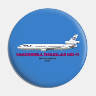 McDonnell Douglas MD-11 - World Airways Pin