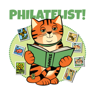 Stamp Collector Philatelist Cat T-Shirt