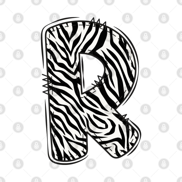 Zebra Letter R by Xtian Dela ✅