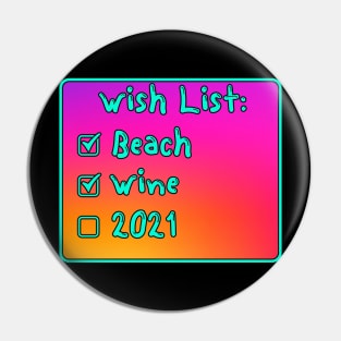 wish list beach wine 2021 Pin