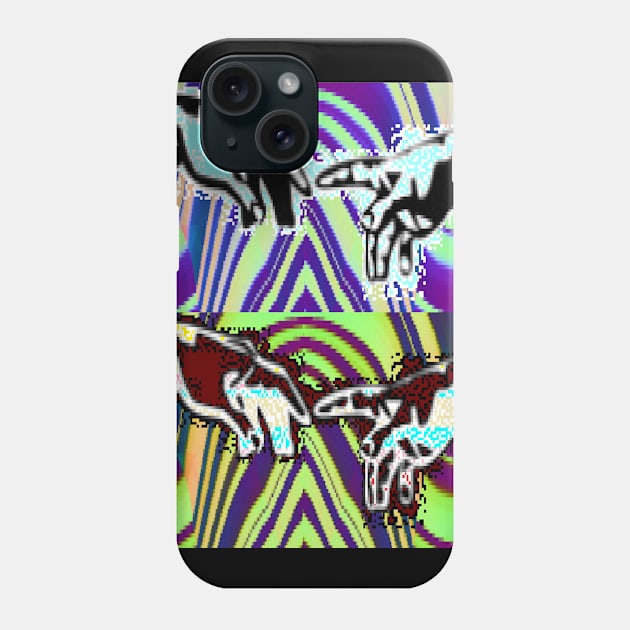 Gothic Psychedelic Art Creation By LowEndT-Shirts Phone Case by LowEndGraphics