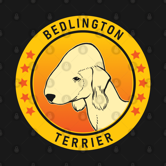 Bedlington Terrier Dog Portrait by millersye