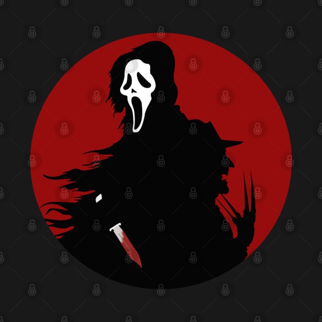 Wes Craven Icons - Ghostface & Freddy - Red by JorisLAQ