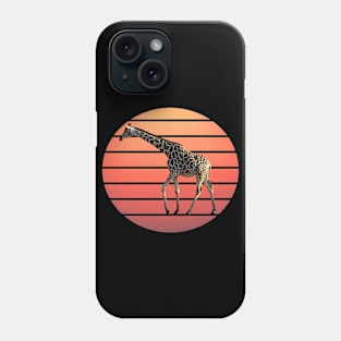 Sun and Giraffe - Africa Phone Case