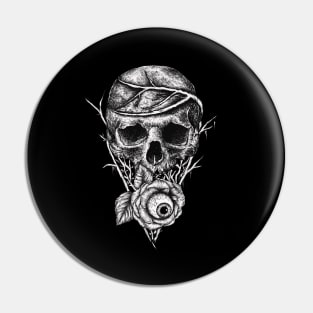 skull and one eye Pin