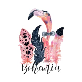 Bohemian Flamingo T-Shirt