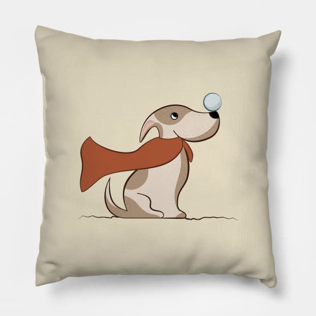 Superhero Dog Pillow by Xavier Wendling