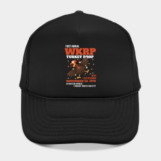 WKRP Thanksgiving Turkey Drop Thanksgiving Turkey Dinner Gift T-Shirt Hat