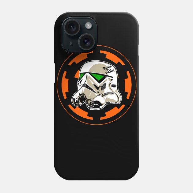 BORN TO PANIC Phone Case by KARMADESIGNER T-SHIRT SHOP